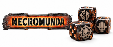 Necromunda themed and special gaming dice for gangs